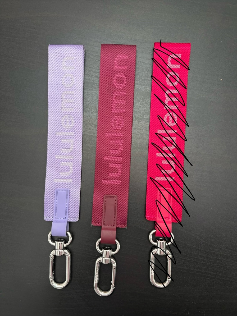 Lululemon Never Lost Keychain - 30$ for all 2
